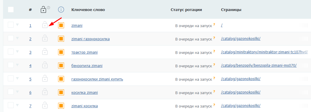Закрепление слов в проекте